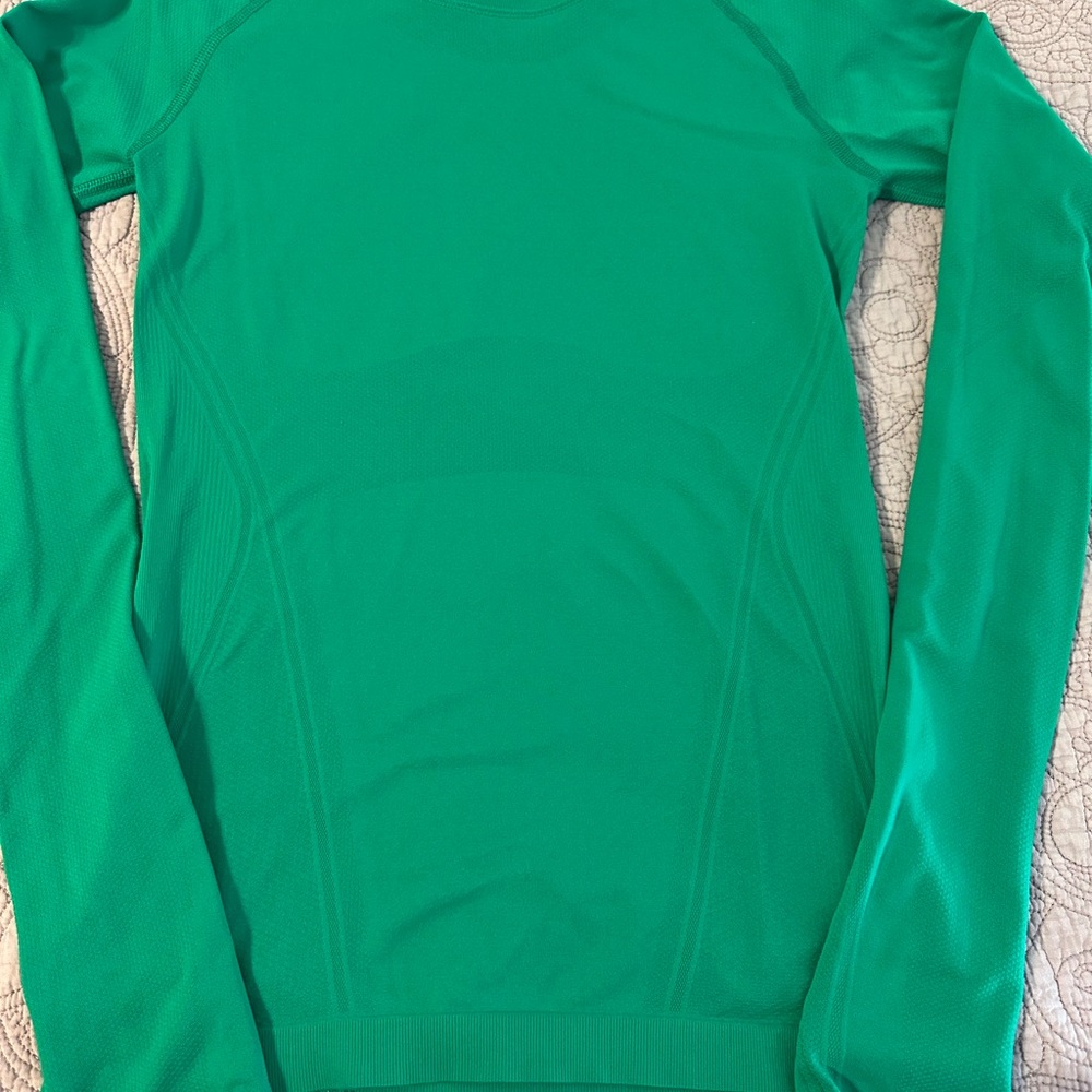 Athleta Green Long Sleeve Top